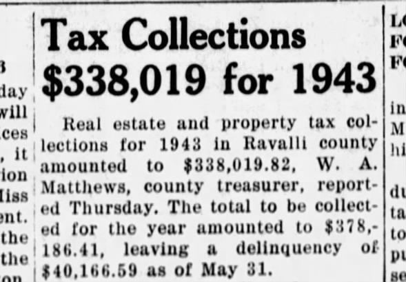 Clipping from Ravalli Republic